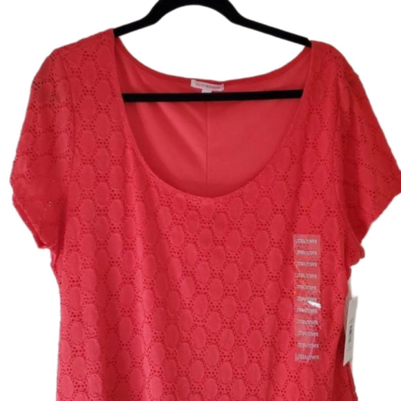 New Gorgeous Plus Size Coral Dress Size XXL - Picture 5 of 8